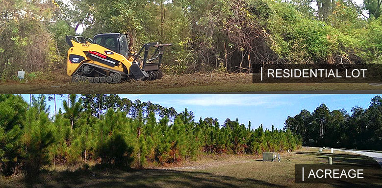 Mulching Project before completion