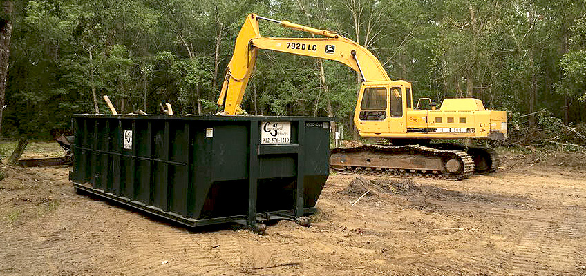 Cumberland Services can easily combine customized land clearing and roll-off services