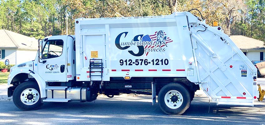 Cumberland Services recycling pickup for the City of St. Marys.