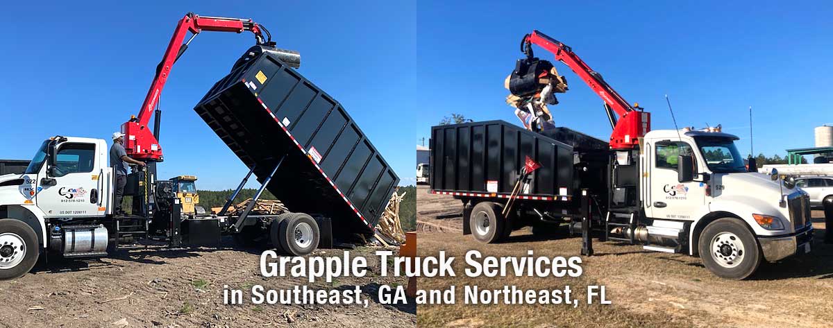 Cumberland Services offers Grapple Truck service in Southeast, GA and Northeast, FL.